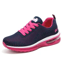 Дышащая противоскользящая Женская беговая Обувь напольная, удобная сетчатая женская спортивная обувь