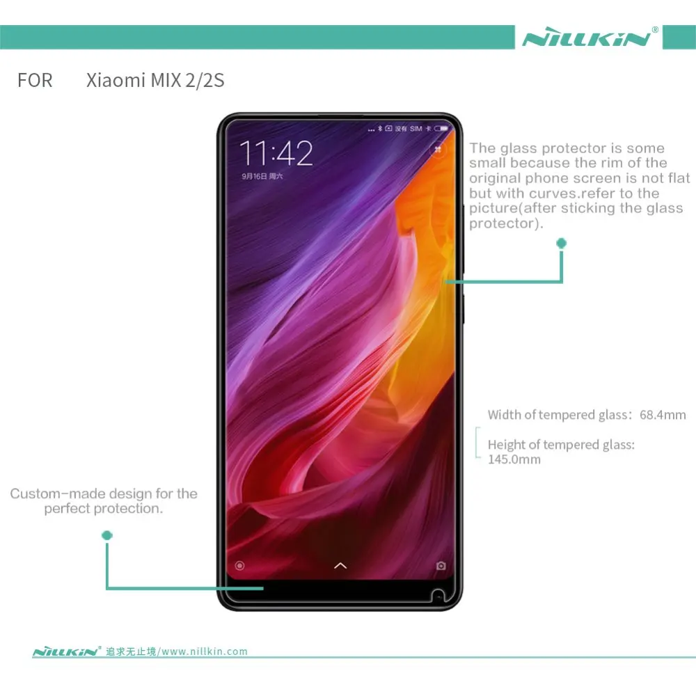 Для Xiaomi Mi Mix 2S стекла Nillkin Amazing H+ Pro 0,2 мм протектор экрана закаленное стекло для Xiaomi Mi Mix 3 2 2S Mix2 Mix3