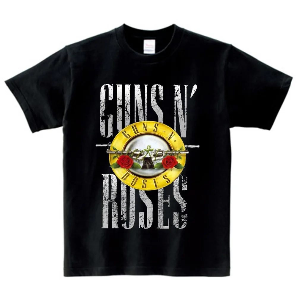 Algodão em Torno do Pescoço Tshirt do Bebê das Crianças Costume para Menino e Menina Guns n Roses Camiseta Criança T shirt 2018 Puro Infant Toddler nn 14 2018 camiseta algodão puro em torno do