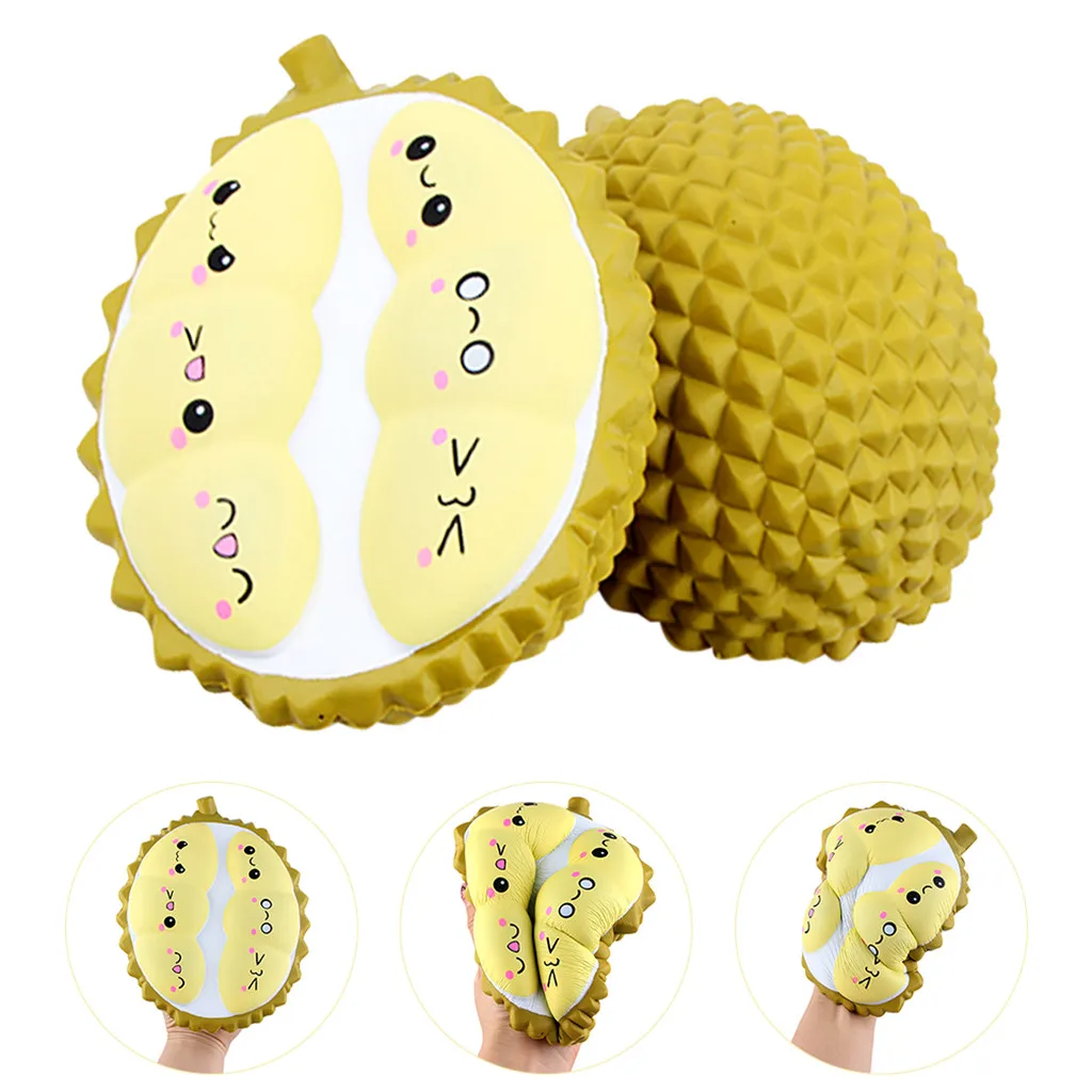 

squisy New Durian Pattern Simulation Slow squichy squshi toy Rebound Decompression Educational squishie birthday gift