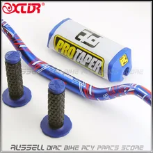 1 1/8 «MX PRO Taper жир Бар Руль Захваты Pad Для Honda CRF Yamaha YZF Kawasaki KXF KTM Suzuki RM WRF Грязь Велосипед Ямы