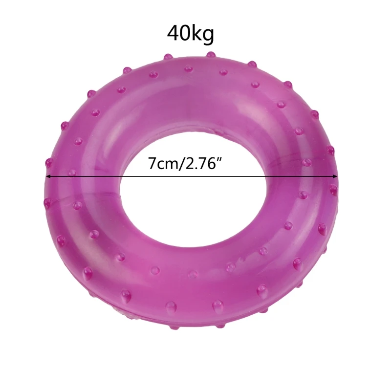 1 шт. 40 кг держатель ладони сила мышц резиновое кольцо силовые фитнес-упражнения- случайный цвет