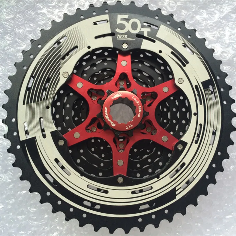 sunracing 11-speed CSMX80/12-speed CSMZ90 велосипедная кассета 11-50T для Shimano SRAM маховик 11-50/удлиненный задний крюк