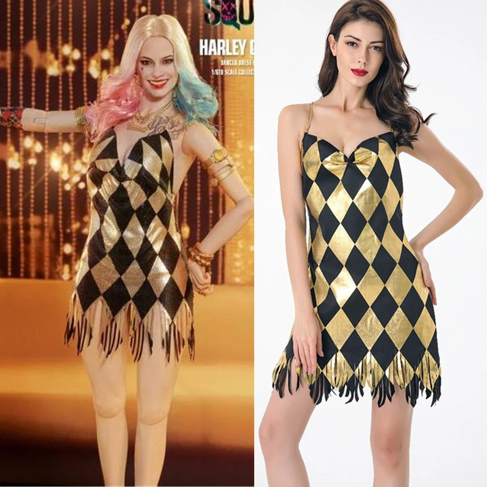 black and gold club dress