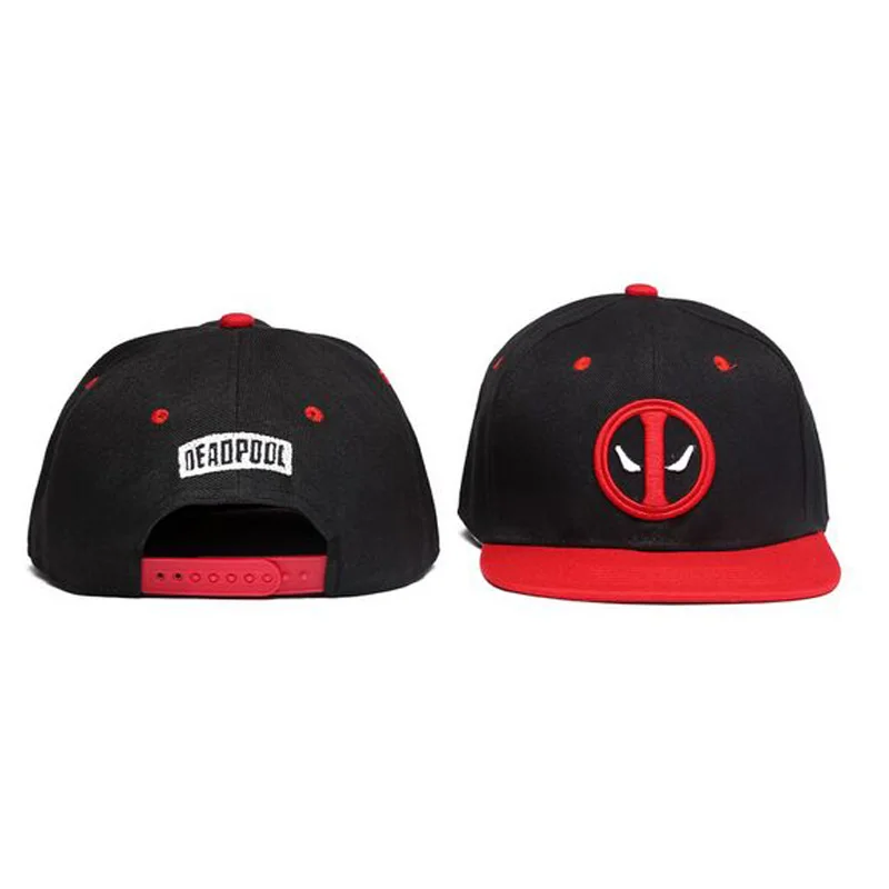 2016 модная кепка из комиксов Marvel Deadpool Snapback Bone Aba Reta хлопковые бейсбольные костюмы