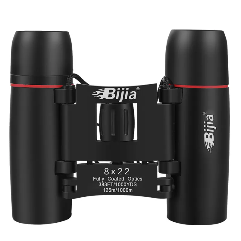 Складной мини бинокль BIJIA 8x22 Компактный Карманный телескоп опера очки для охоты