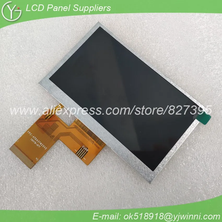 4,3 дюймовый TFT lcd gps экран AT043TN25 V.2