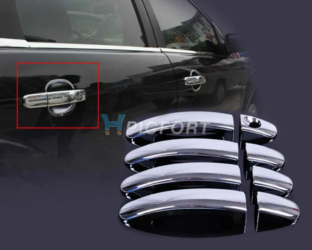 Citall 8pcs Abs Chrome Door Handle Cover Trim For Ford Focus