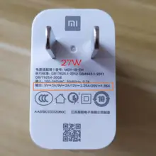 MDY-10-EH Xiaomi Mi9 зарядное устройство оригинальное 27 Вт QC4.0 высокоскоростное зарядное устройство адаптер ЕС для Xiaomi Mi9 Mi9se Redmi K20 Pro