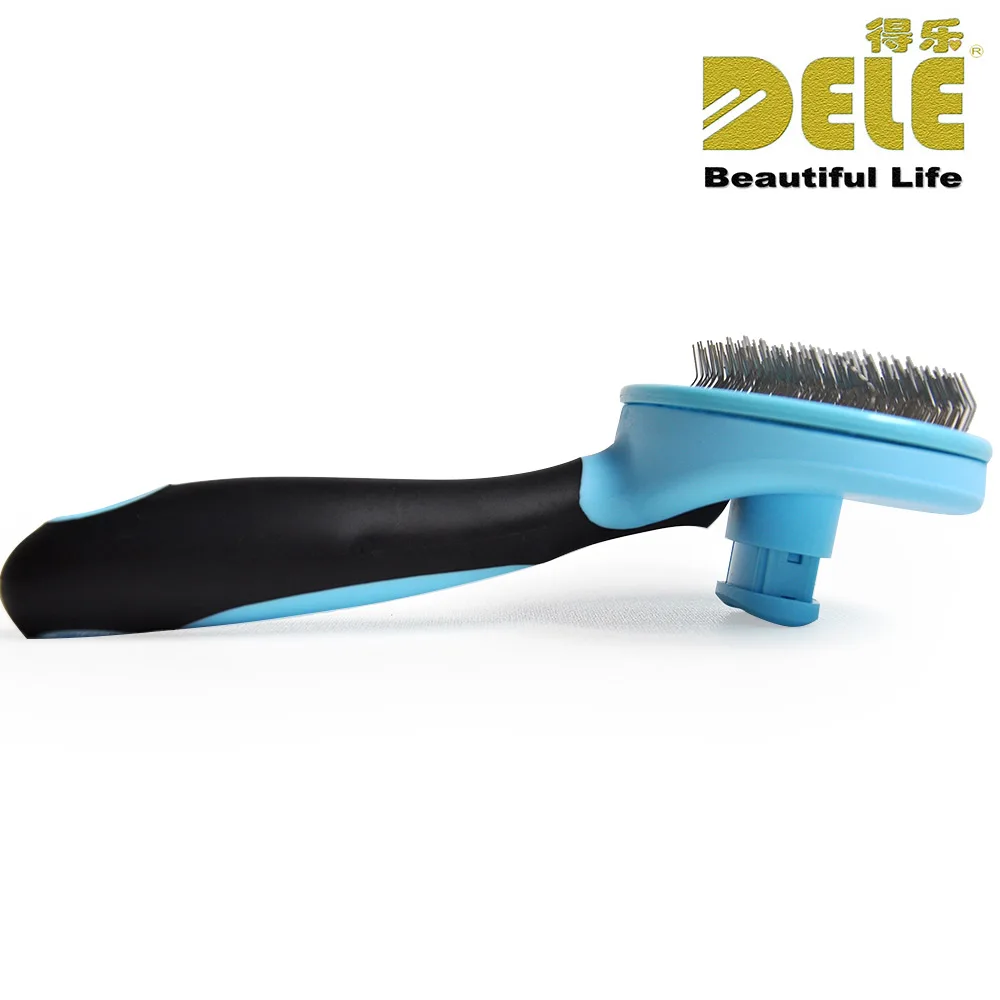 New Self Easy Cleaning Undercoat Rake Supple hair Steel Wire Brush