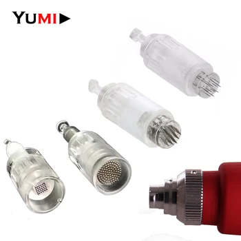 

20pcs/lot Derma Pen Needles Bayonet MYM Cartridge 9 12 36 42 Pin 3D Micro Nano Round For Auto Microneedle Derma Pen Machine Tips