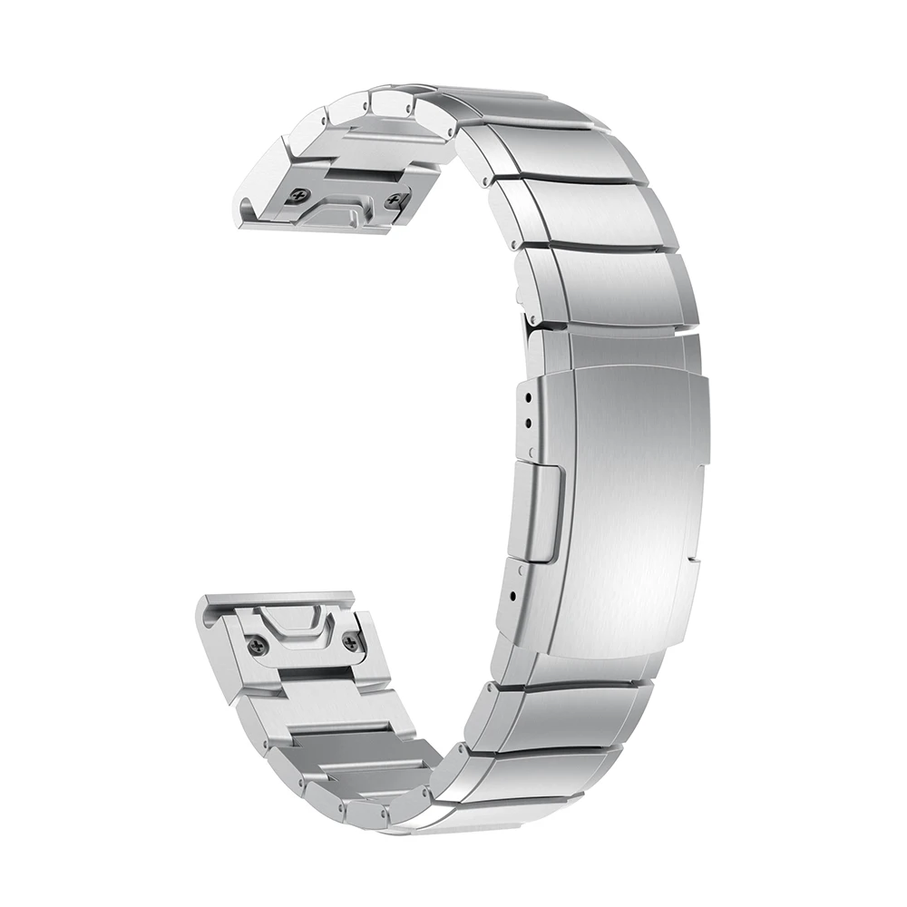 Garmin Fenix  22MM η ƿ  7 6 6Pro 5/Forerunner 935 945 Ʈ Ʈ  Quick Fit Metal Watchband Correa