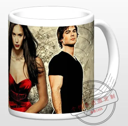 

New The Vampire Diaries Type 3 Ceramic Coffee Mug White Color Or Color Changed Cup