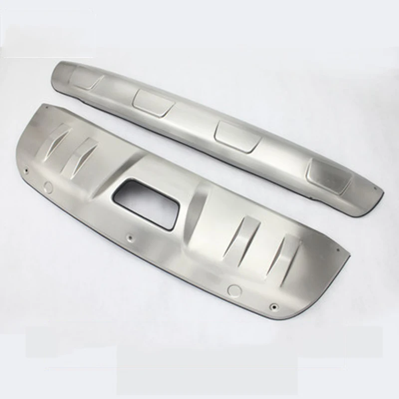 

Car Styling Aluminium Alloy Front And Rear Bumper Protector Guard Skid Plate Sill Covers For Nissan X-TRAIL 2014 2015 2016 2017