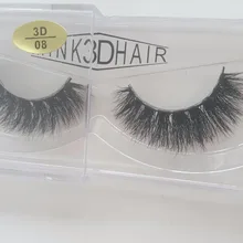 Hbzgtlad 3D норковые ресницы ручной работы Многослойные накладные ресницы minkfur накладные ресницы 1 пара накладных ресниц