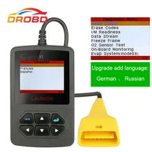 launch Creader VI6 OBD2 считыватель кодов Поддержка многоязычного запуска Creader 6 OBD 2 обновление онлайн