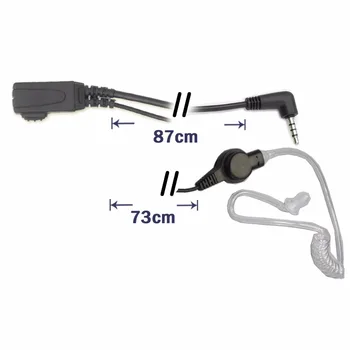 

409SHOP Two Way Radio eapiece earphone with Microphone