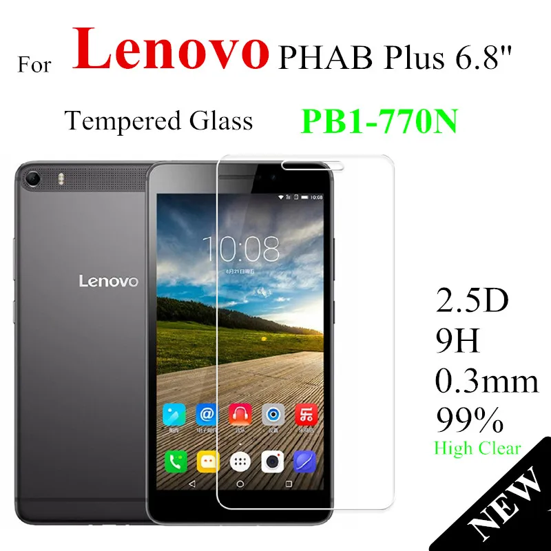 Закаленное Стекло PHAB PLUS Стекло Экран гвардии для lenovo PHAB Plus PB1-770N Экран протектор