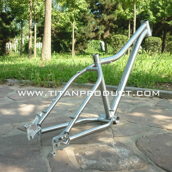 

Gr.9 Ti Aerospace Titanium Fat Tires Bikes Snow Bike Frame