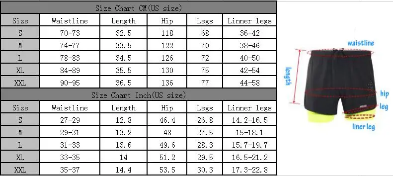 Arsuxeo мужские шорты для бега 2 в 1 спортивные шорты для спортзала быстросохнущие дышащие тренировочные шорты для бега, велосипедные шорты с удлиненной подкладкой