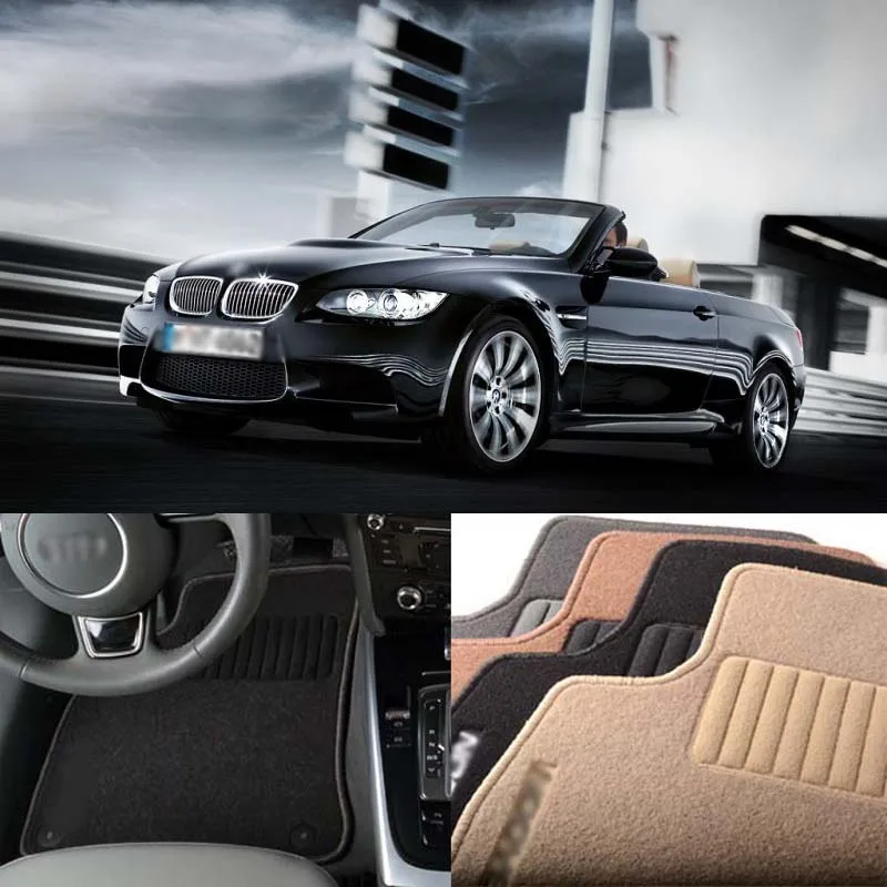 BMW 3 Series E93 2007-2018 De Lujo Alfombra a medida Alfombrillas De Coche respaldo antideslizante