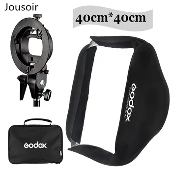 

Photo Studio 40*40cm Portable Quadrangular Flash Speedlight Speedlite Umbrella Softbox Soft Box Brolly Reflector CD15