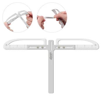 

4 Pair EYebrow MoldsThree-point Positioning Balance Micro-blading Eyebrow Stencil Permanent Makeup Brow Stencils Reusable Design