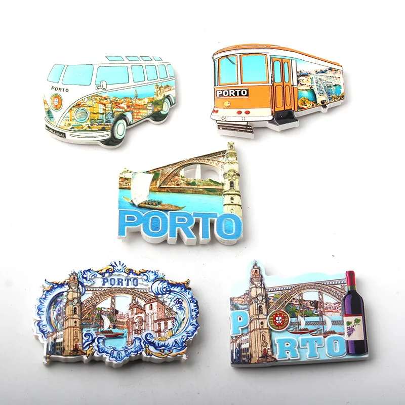 

Porto Bridge 3D Resin Fridge Magnet Refrigerator Tourism Souvenir Collectibles Gift