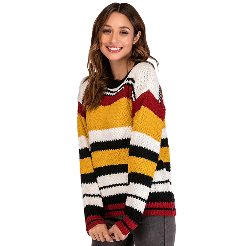 striped christmas sweater