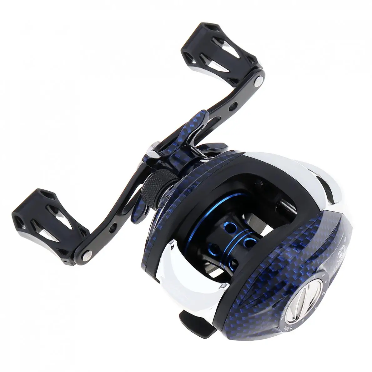 

High Speed 7.2:1 Fishing BaitCasting Reel Snake Grain 215g Magnetic Brake Max Drag 8KG / 17.6LB with Right Left Hand Optional