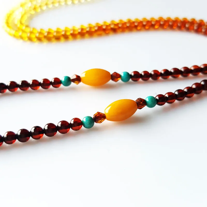 3mm amber necklace (10)