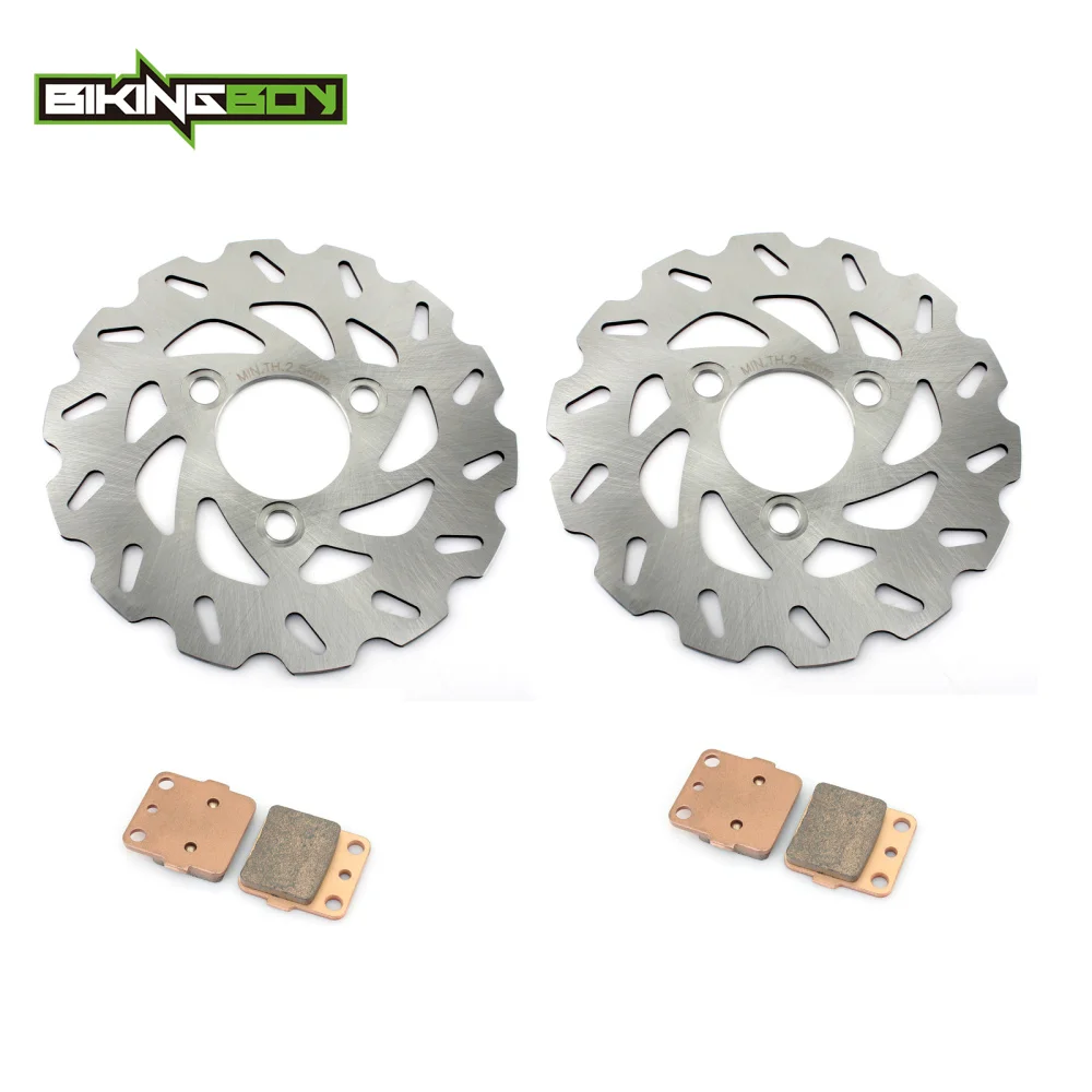 BIKINGBOY для Kawasaki СБК 400 KFX 2003 2004 2005 03 04 05 03-05 ATV Quad Ротор дисковых передних тормозов