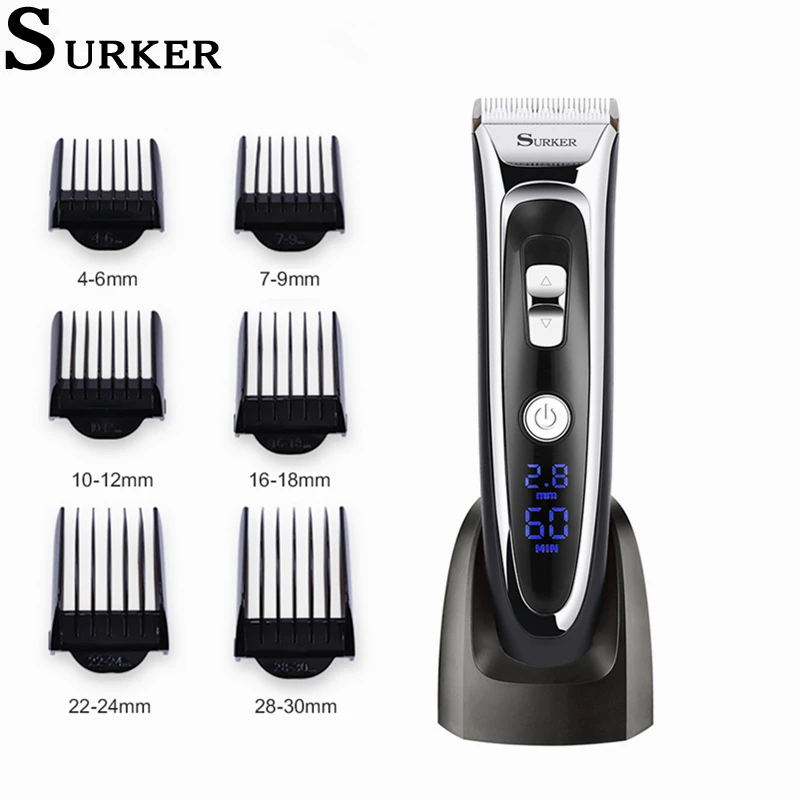 Surker RFC 688B профессиональные машинки для стрижки волос аккумуляторная