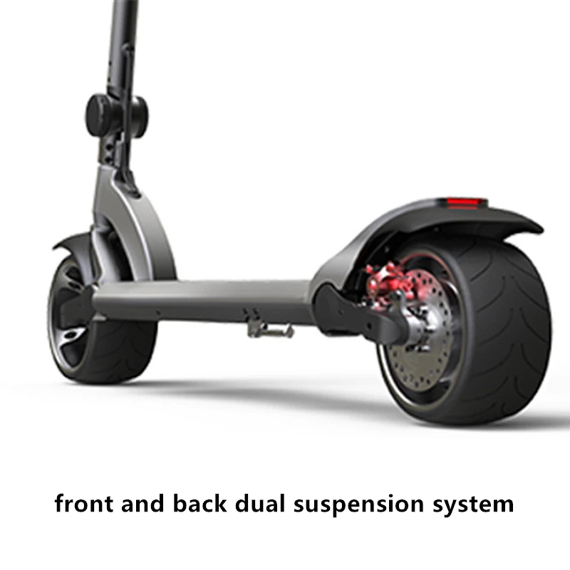 Wide wheel electric scooter (6)