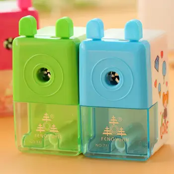 

1PC Promotion Mechanical Pupils Simple and Cute Small Fresh Pencil Sharpener Gift for Children