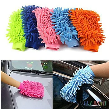 

5pc Car Wash Glove Ultrafine Fiber Chenille Microfiber Home Cleaning Window Washing Tool Auto Care Tool Car Drying Car Accessori