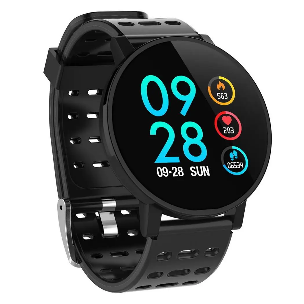 Bluetooth Водонепроницаемый Спорт Смарт часы крови 4,0 Давление монитор IP67 Фитнес Android, IOS руководство пользователя трекер - Цвет: 1