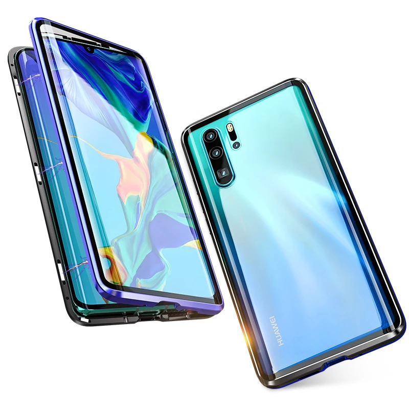 Чехол Toraise для Huawei P30 Pro полностью защищающий корпус на 360 градусов металлический