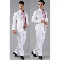 Новый Для мужчин костюмы Тонкий Пользовательские Fit смокинг жениха модного бренда жениха платье в деловом стиле Нарядные Костюмы для