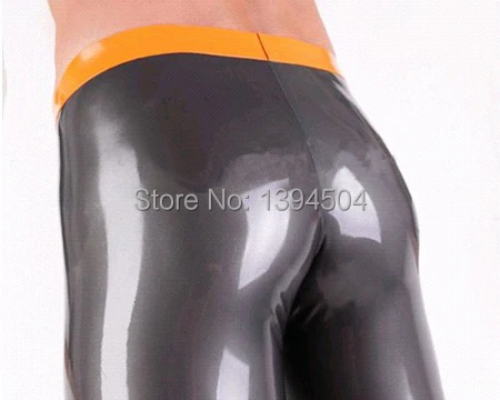 Sexy male Costumes strong Hot Latex Pants Men Sexy With Codepiece Trousers Leggings