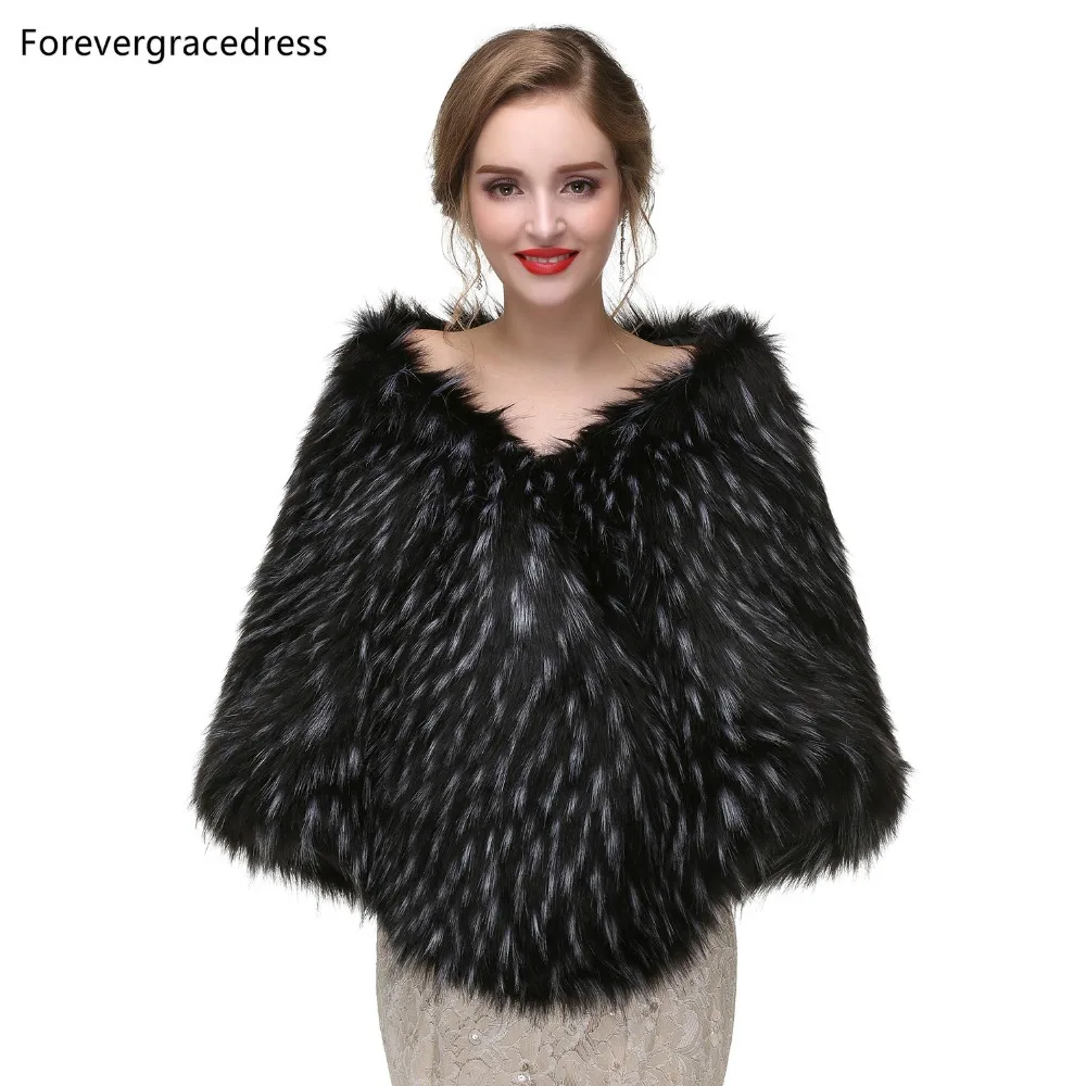 Элегантные мягкие накидки Forevergracedress на осень и зиму накидка из искусственного