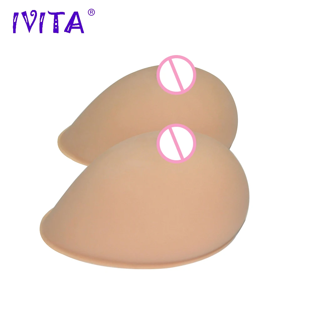 IVITA 1600g Suntan реалистичный силиконовый корректор для улучшения формы груди