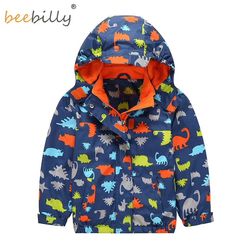 

Boys Jackets Animal Windbreaker Kids Fleece Jacket Boys Outerwear Coats Boys Kids Hooded Spring Autumn Jackets Children Clothing