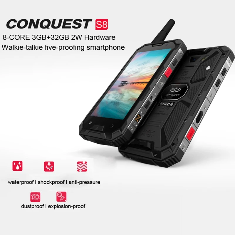 Conquest S8 4G смартфон с 5 дюймовым дисплеем восьмиядерным процессором ОЗУ 3 ГБ ПЗУ 32