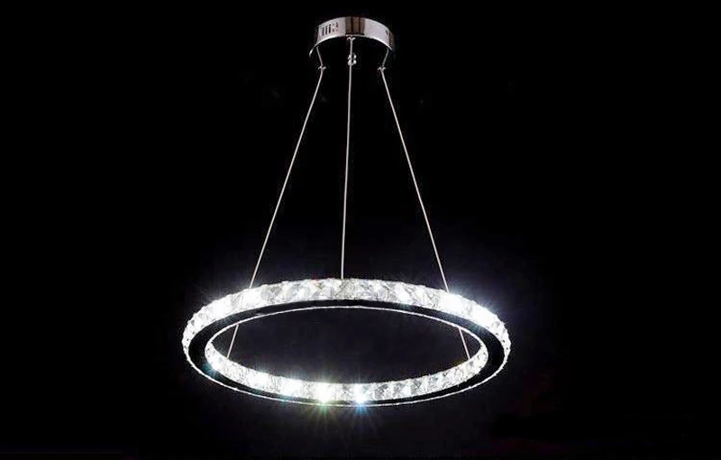 Светодиодная хрустальная люстра светильник для коридора прихожей лестницы