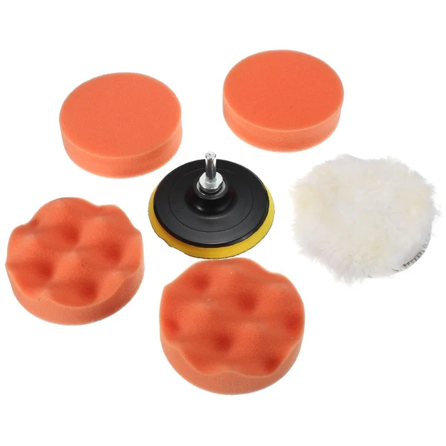 Dww-24 Pices Ponges De Polissage 80mm Pad Polissage Tampon De Polissage Kit  De Polissage Ponge Avec M10 Adaptateur Pour Perceuse Tampon De Polissage E