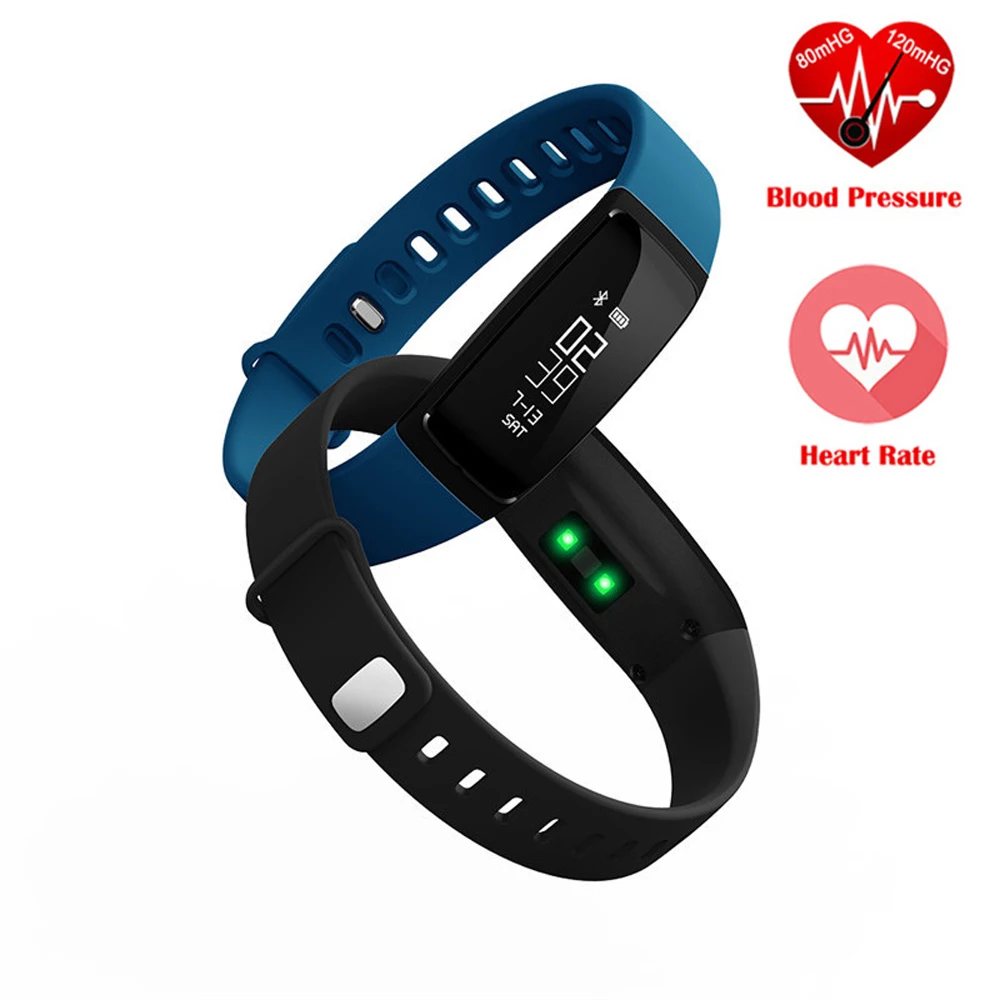 Smart Band Blood Pressure Wristband V07 Smart Bracelet Watch Heart Rate