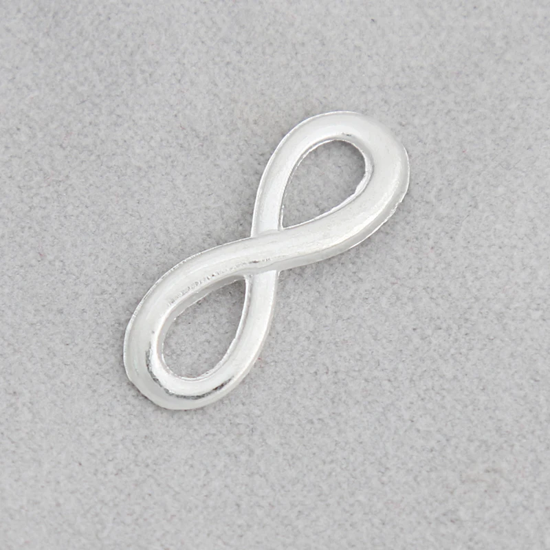RAINXTAR 25pcs/lot Vintage Alloy Infinity Connector Charms For DIY