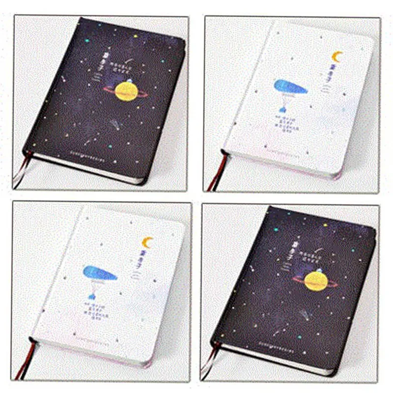 

"Blue House" Hard Cover Cute Sketchbook Beautiful Diary Blank Freenote Student Notebook Stationery Gift Students
