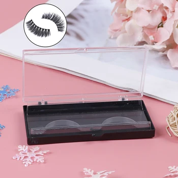 

1pcs Eyelash Storage Box Eyelash Storage Empty Box False Eyelash Care Storage Case Box Container Holder Compartment Tool